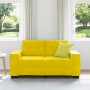 Sofá Loveseat Amarillo 120 cm de Terciopelo von , Sofas - Ref: Foro24-4105116, Preis: 213,69 €, Rabatt: %