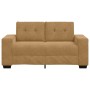 Sofá Loveseat Marrón de Terciopelo de 120 cm de von , Sofas - Ref: Foro24-4105117, Preis: 213,69 €, Rabatt: %