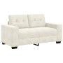 Sofá Loveseat Crema 120 cm de Terciopelo de , Sofás - Ref: Foro24-4105118, Precio: 216,29 €, Descuento: %