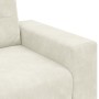 Sofá Loveseat Crema 120 cm de Terciopelo de , Sofás - Ref: Foro24-4105118, Precio: 216,29 €, Descuento: %