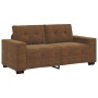 Sofá Loveseat Marrón 140 cm de Cuero Sintético von , Sofas - Ref: Foro24-4105132, Preis: 239,22 €, Rabatt: %