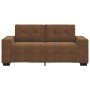 Sofá Loveseat Marrón 140 cm de Cuero Sintético von , Sofas - Ref: Foro24-4105132, Preis: 239,22 €, Rabatt: %