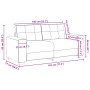 Sofá Loveseat Marrón 140 cm de Cuero Sintético von , Sofas - Ref: Foro24-4105132, Preis: 239,22 €, Rabatt: %