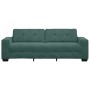 Sofá de 3 plazas Verde Oscuro 180 cm Terciopelo von , Sofas - Ref: Foro24-4105136, Preis: 260,53 €, Rabatt: %
