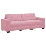 Sofá de 3 plazas Rosa 180 cm de Terciopelo by , Sofas - Ref: Foro24-4105137, Price: 266,07 €, Discount: %