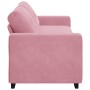 Sofá de 3 plazas Rosa 180 cm de Terciopelo by , Sofas - Ref: Foro24-4105137, Price: 266,07 €, Discount: %