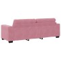 Sofá de 3 plazas Rosa 180 cm de Terciopelo by , Sofas - Ref: Foro24-4105137, Price: 266,07 €, Discount: %
