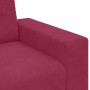 Sofá de 3 plazas Rojo Vino 180 cm de Terciopelo von , Sofas - Ref: Foro24-4105138, Preis: 256,87 €, Rabatt: %