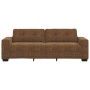 Sofá de 3 plazas Marrón 180 cm de cuero sintético von , Sofas - Ref: Foro24-4105144, Preis: 287,77 €, Rabatt: %