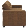 Sofá de 3 plazas Marrón 180 cm de cuero sintético von , Sofas - Ref: Foro24-4105144, Preis: 287,77 €, Rabatt: %