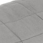 Manta con peso tela gris 140x200 cm 10 kg de , Mantas - Ref: Foro24-3154782, Precio: 75,92 €, Descuento: %