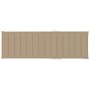 Tumbona con cojín beige madera de pino impregnada by , Loungers - Ref: Foro24-3065852, Price: 139,13 €, Discount: %