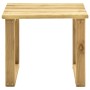 Tumbona de jardín con mesa y cojín de madera de pino impregnada by , Loungers - Ref: Foro24-3065873, Price: 126,08 €, Discoun...