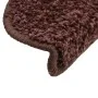 Alfombrillas de escalera 10 unidades marrón 56x17x3 cm de vidaXL, Alfombrillas para escalones - Ref: Foro24-149805, Precio: 5...