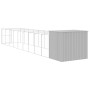 Caseta perro corral acero galvanizado gris claro 214x1069x181cm von , Hundehütten - Ref: Foro24-3189129, Preis: 881,92 €, Rab...