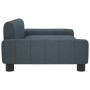 Sofá para niños de tela gris oscuro 90x53x30 cm by , Baby and Toddler Furniture - Ref: Foro24-3196259, Price: 98,00 €, Discou...
