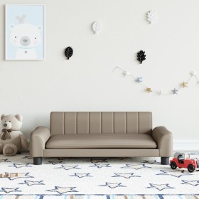 Sofá para niños de cuero sintético capuchino 90x53x30 cm by , Baby and Toddler Furniture - Ref: Foro24-3196267, Price: 87,82 ...