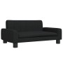 Sofá para niños de tela negro 70x45x30 cm by , Baby and Toddler Furniture - Ref: Foro24-3196273, Price: 78,84 €, Discount: %