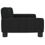 Sofá para niños de tela negro 70x45x30 cm by , Baby and Toddler Furniture - Ref: Foro24-3196273, Price: 78,84 €, Discount: %