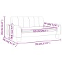 Sofá para niños de cuero sintético capuchino 70x45x30 cm by , Baby and Toddler Furniture - Ref: Foro24-3196278, Price: 71,27 ...