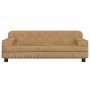 Sofá para niños de terciopelo marrón 90x53x30 cm by , Baby and Toddler Furniture - Ref: Foro24-3196284, Price: 91,39 €, Disco...