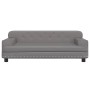 Sofá para niños de cuero sintético gris 90x53x30 cm von , Baby- und Kleinkindmöbel - Ref: Foro24-3196290, Preis: 94,42 €, Rab...