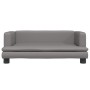 Sofá para niños de cuero sintético gris 80x45x30 cm von , Baby- und Kleinkindmöbel - Ref: Foro24-3196315, Preis: 70,59 €, Rab...