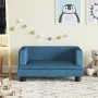 Sofá para niños de terciopelo azul 60x40x30 cm by , Baby and Toddler Furniture - Ref: Foro24-3196317, Price: 59,01 €, Discoun...