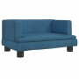 Sofá para niños de terciopelo azul 60x40x30 cm by , Baby and Toddler Furniture - Ref: Foro24-3196317, Price: 59,01 €, Discoun...