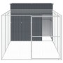 Caseta perros con corral acero galvanizado gris 214x457x181 cm von , Hundehütten - Ref: Foro24-3189120, Preis: 538,16 €, Raba...