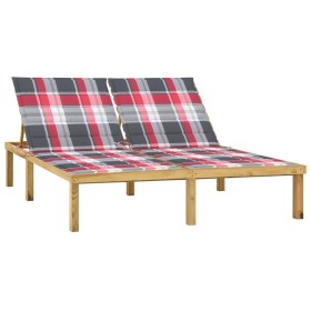 Tumbona doble y cojines madera de pino impregnada von , Liegen - Ref: Foro24-3065892, Preis: 224,84 €, Rabatt: %
