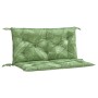 Cojines banco jardín 2 uds tela estampado de hojas 100x50x7 cm von , Kissen für Stühle und Sofas - Ref: Foro24-361675, Preis:...