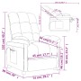 Sillón de masaje tela gris claro von , Elektrische Massagesessel - Ref: Foro24-289806, Preis: 221,12 €, Rabatt: %