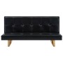 Sofá cama de cuero sintético negro by , Sofas - Ref: Foro24-247026, Price: 241,60 €, Discount: %