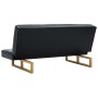 Sofá cama de cuero sintético negro by , Sofas - Ref: Foro24-247026, Price: 241,60 €, Discount: %