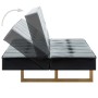 Sofá cama de cuero sintético negro by , Sofas - Ref: Foro24-247026, Price: 241,60 €, Discount: %