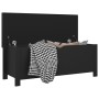 Caja de almacenaje y cojín madera ingeniería negro 105x40x45 cm von , Aufbewahrungskisten - Ref: Foro24-326769, Preis: 125,34...