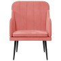 Sillón de terciopelo rosa 63x76x80 cm by , Armchairs - Ref: Foro24-351457, Price: 99,33 €, Discount: %