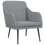 Sillón de tela gris claro 63x76x80 cm von , Sessel - Ref: Foro24-351474, Preis: 100,62 €, Rabatt: %