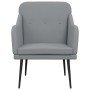 Sillón de tela gris claro 63x76x80 cm von , Sessel - Ref: Foro24-351474, Preis: 100,62 €, Rabatt: %