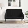 Banco de terciopelo negro 110x76x80 cm de , Bancos - Ref: Foro24-351469, Precio: 144,64 €, Descuento: %