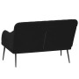 Banco de terciopelo negro 110x76x80 cm de , Bancos - Ref: Foro24-351469, Precio: 144,64 €, Descuento: %
