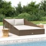 Tumbona cama de jardín ratán sintético marrón 110x200 cm von , Betten im Freien - Ref: Foro24-42666, Preis: 302,09 €, Rabatt: %