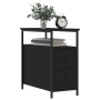 Mesita de noche madera de ingeniería negro 30x60x60 cm by , Nightstands - Ref: Foro24-826063, Price: 64,80 €, Discount: %