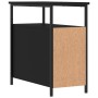 Mesita de noche madera de ingeniería negro 30x60x60 cm by , Nightstands - Ref: Foro24-826063, Price: 64,80 €, Discount: %