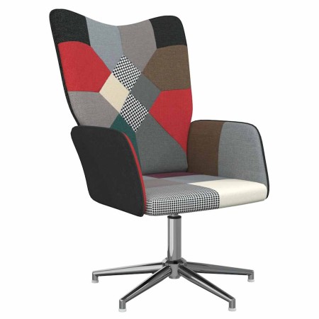 Silla de relax de tela patchwork by , Armchairs - Ref: Foro24-328201, Price: 121,08 €, Discount: %