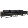 Set de sofás de jardín con cojines 4 pzas ratán sintético gris by , Outdoor sofas - Ref: Foro24-49530, Price: 658,39 €, Disco...