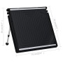 Panel calefactor solar para piscina 75x75 cm