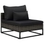 Set de sofás de jardín con cojines 4 pzas ratán sintético gris by , Outdoor sofas - Ref: Foro24-49530, Price: 658,39 €, Disco...