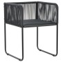 Sillas de jardín con cojines 2 unidades ratán sintético negro von , Gartenstühle - Ref: Foro24-44438, Preis: 139,77 €, Rabatt: %